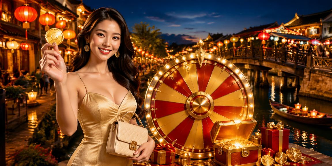 Bầu không khí rút thăm may mắn tại Hội An với đèn lồng truyền thống