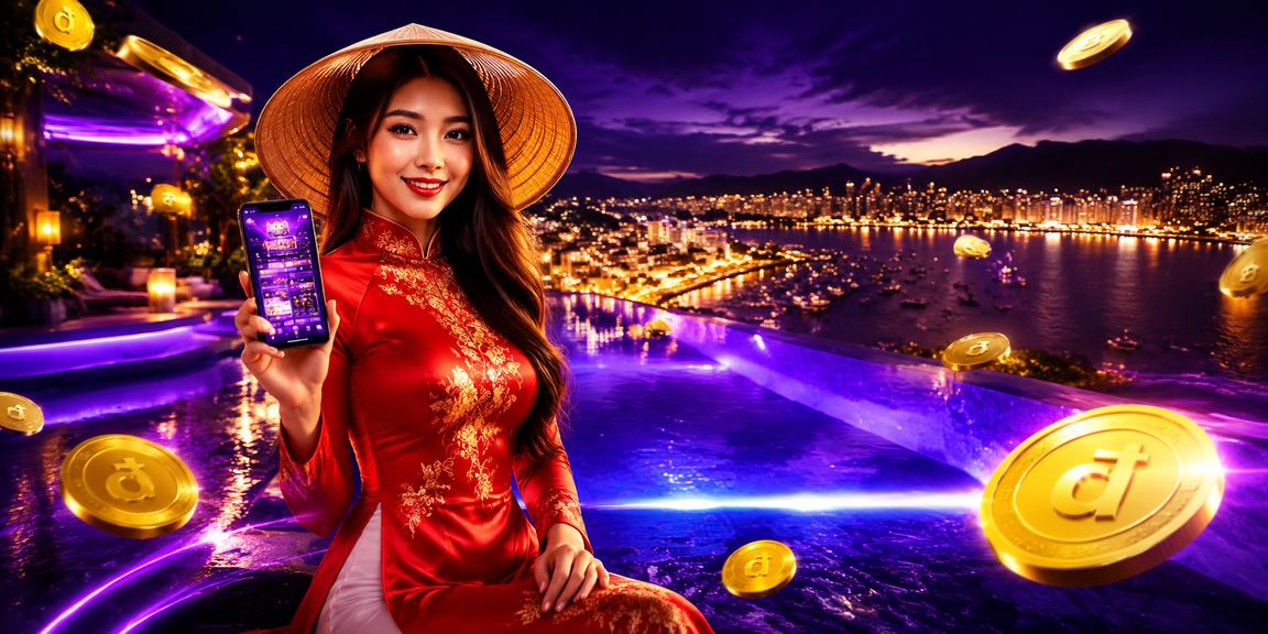 Người chơi mặc áo dài sử dụng ứng dụng casino 29000 tại Nha Trang